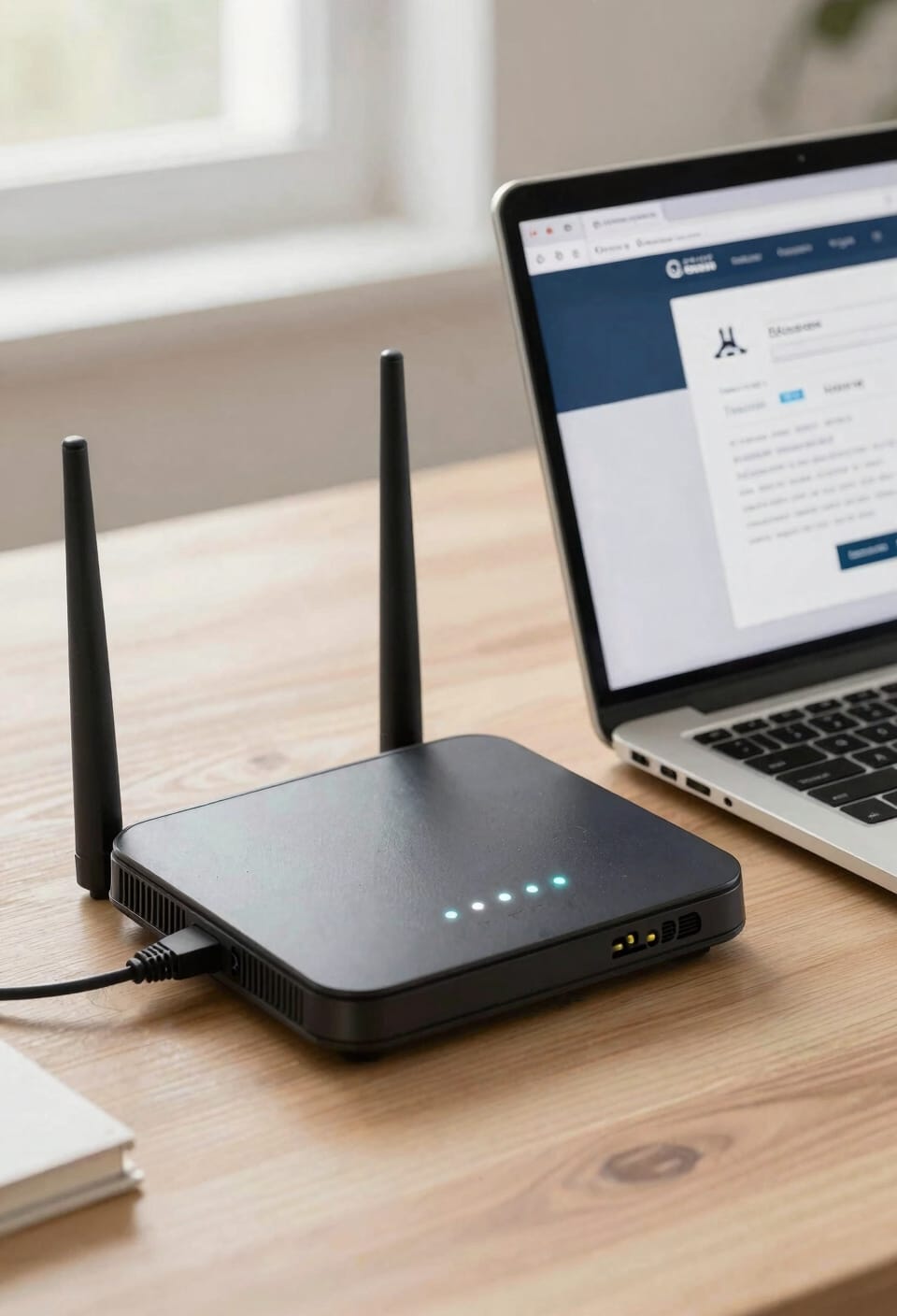 connect router change password