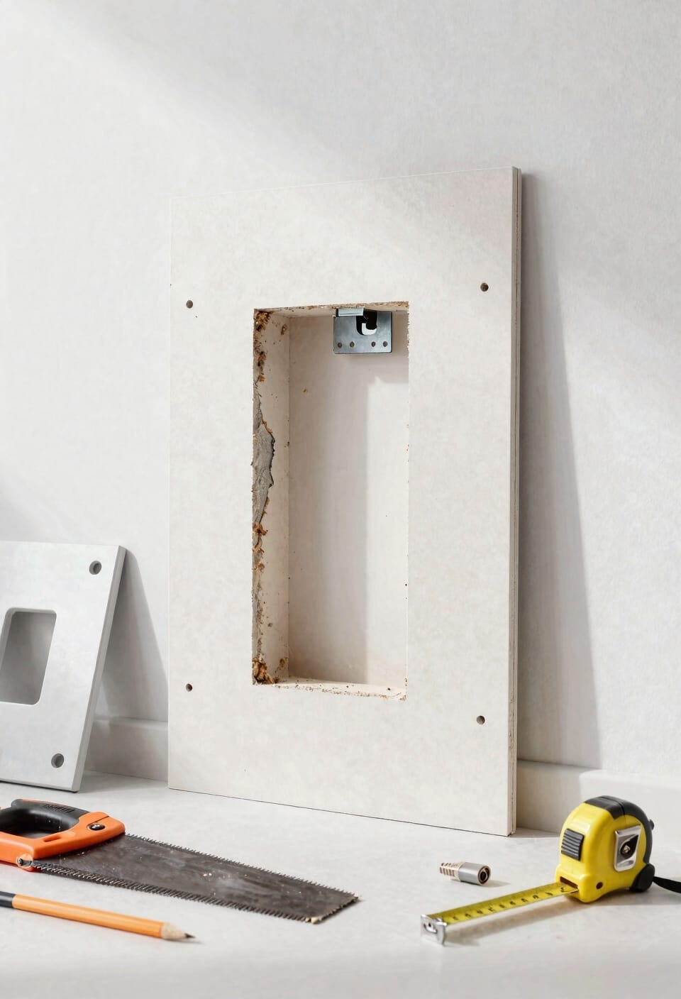 measure drill install boxes
