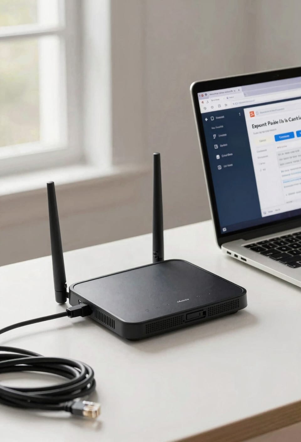 open router admin page