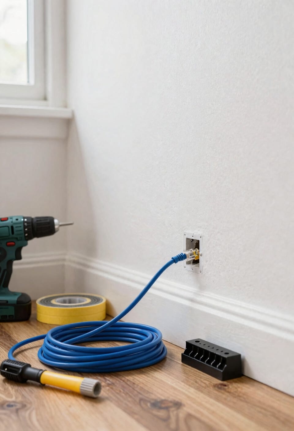 run two ethernet cables