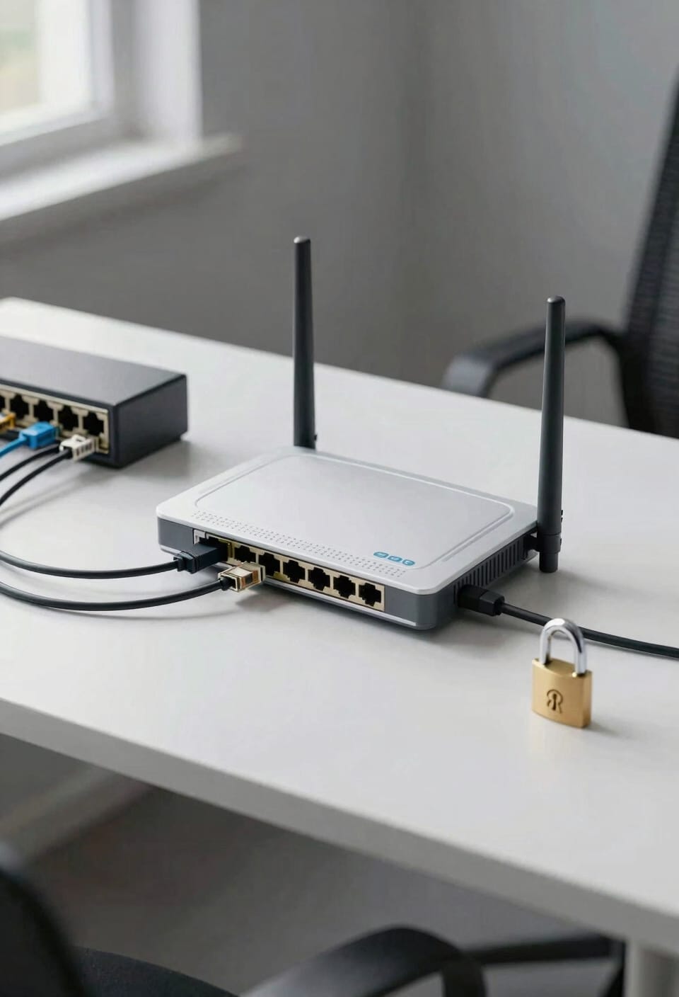 separate secure employee and guest networks