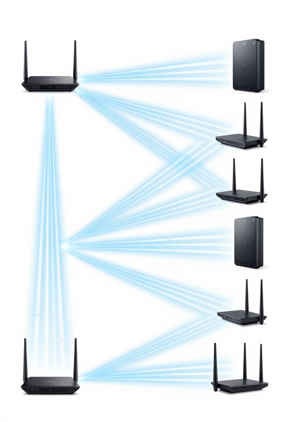 simultaneous multi device antenna coordination