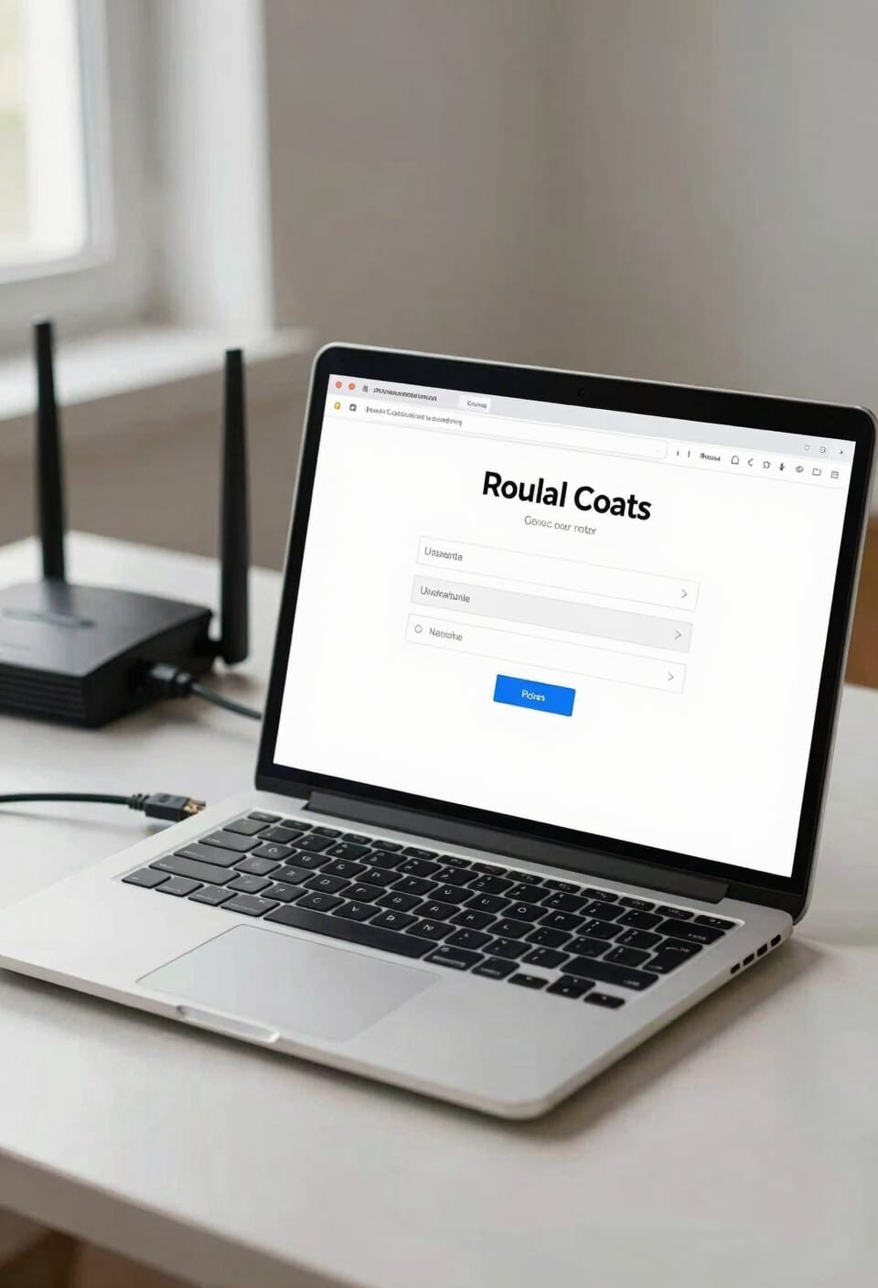 use router credentials enable 2fa