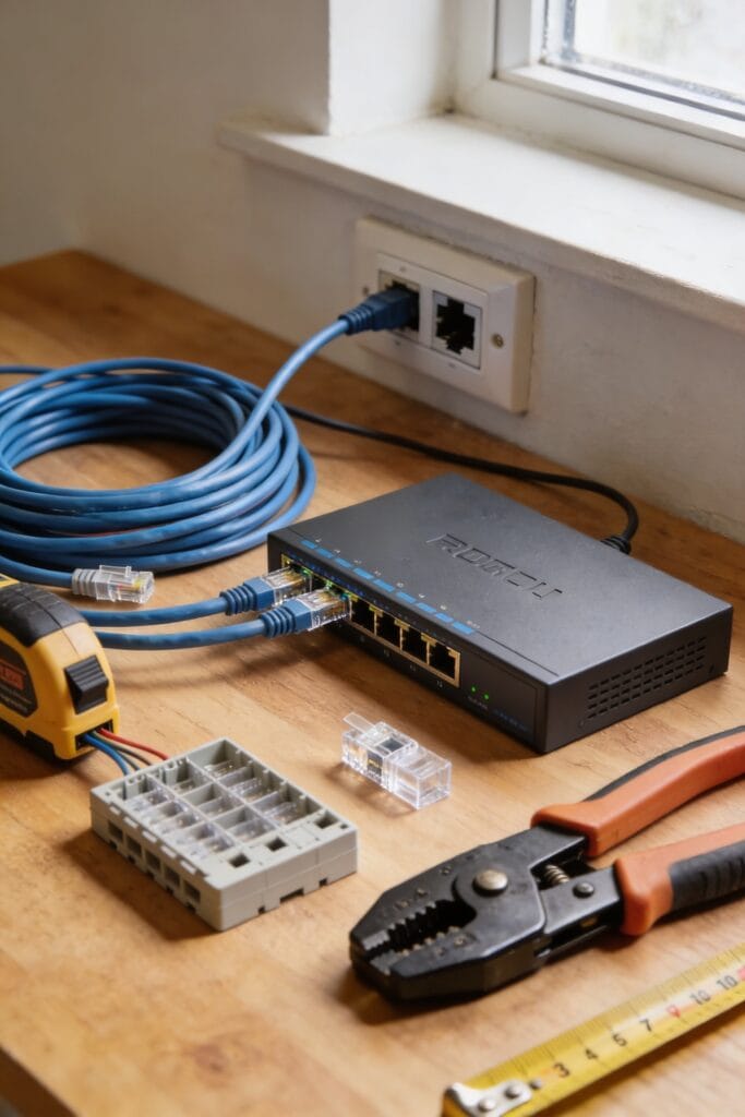 wired home network setup